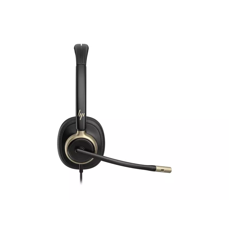 HP Poly Mission 825 Kabelgebundenes Stereo-USB-Headset mit ANC - Schwarz