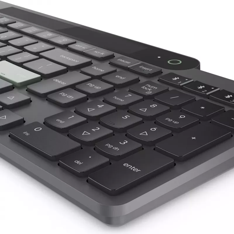 Lenovo 4Y41R69489 Kabellose Tastatur Home/Office Bluetooth US Englisch Schwarz
