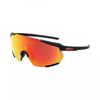 100% Racetrap 3.0 HiPER Lens Soft Tact Black Performance-Sonnenbrille