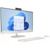 HP All-in-One 27-cr0024na Desktop-PC, 27 inch Full HD IPS-Display, Intel Core i7-1355U, 8 GB DDR4-RAM, 512 GB PCIe NVMe SSD, Windows 11 Home, Natural Silver (generalüberholt)