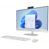 HP All-in-One 27-cr0024na Desktop-PC, 27 inch Full HD IPS-Display, Intel Core i7-1355U, 8 GB DDR4-RAM, 512 GB PCIe NVMe SSD, Windows 11 Home, Natural Silver (generalüberholt)
