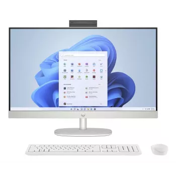 HP All-in-One 27-cr0041nf, AMD Ryzen 7 7730U, 27 inch Full HD IPS, 16 GB DDR4, 512 GB SSD, Windows 11 Home, Starry White