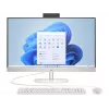 HP All-in-One 27-cr0042nf Desktop-PC, AMD Ryzen 5 7520U, 16 GB RAM, 512 GB SSD, 27 inch Full HD IPS-Display, Windows 11 Home, Weiß (generalüberholt)