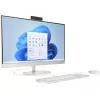 HP All-in-One 27-cr0042nf Desktop-PC, AMD Ryzen 5 7520U, 16 GB RAM, 512 GB SSD, 27 inch Full HD IPS-Display, Windows 11 Home, Weiß (generalüberholt)