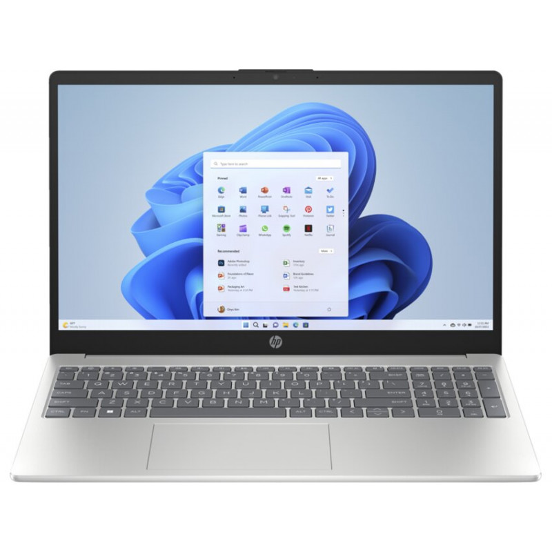 HP Laptop 15-fd0051ne, Intel Core i5-1335U, 8GB RAM, 512GB SSD, NVIDIA GeForce MX570 2GB, 15,6 inch Full HD IPS, Windows 11 Home, Natural Silver
