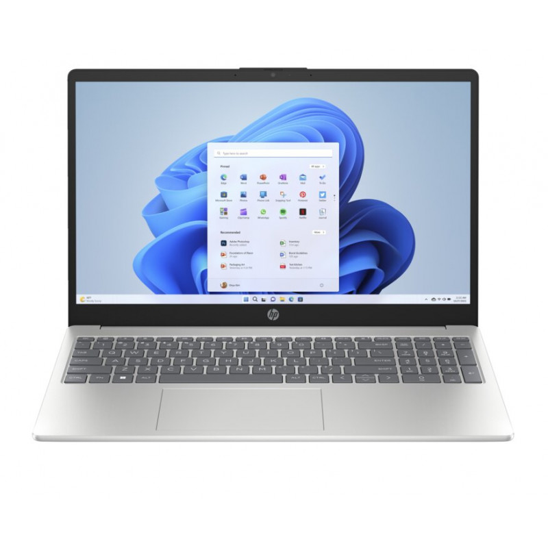 HP Laptop 15-fd0051ne, Intel Core i5-1335U, 8GB RAM, 512GB SSD, NVIDIA GeForce MX570 2GB, 15,6 inch Full HD IPS, Windows 11 Home, Natural Silver