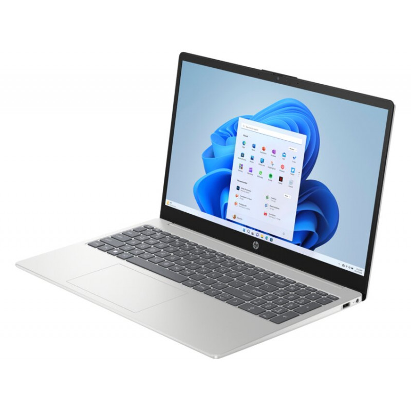 HP Laptop 15-fd0051ne, Intel Core i5-1335U, 8GB RAM, 512GB SSD, NVIDIA GeForce MX570 2GB, 15,6 inch Full HD IPS, Windows 11 Home, Natural Silver