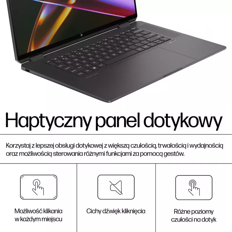 HP Spectre x360 16-aa0233nw Ultra 7 155H 16 inch 2.8K Touch OLED 120Hz Anti-Glare 16GB DDR5 6400MHz 1TB SSD RTX 4050 6GB 9MP IR Kamera 83Wh Windows 11 Pro 2 Jahre Garantie