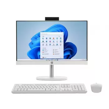 HP All-in-One 24-cr1008na, Intel Core Ultra 5 125U, 8 GB RAM, 512 GB SSD, 23,8 inch Full HD IPS, Windows 11 Home, Weiß