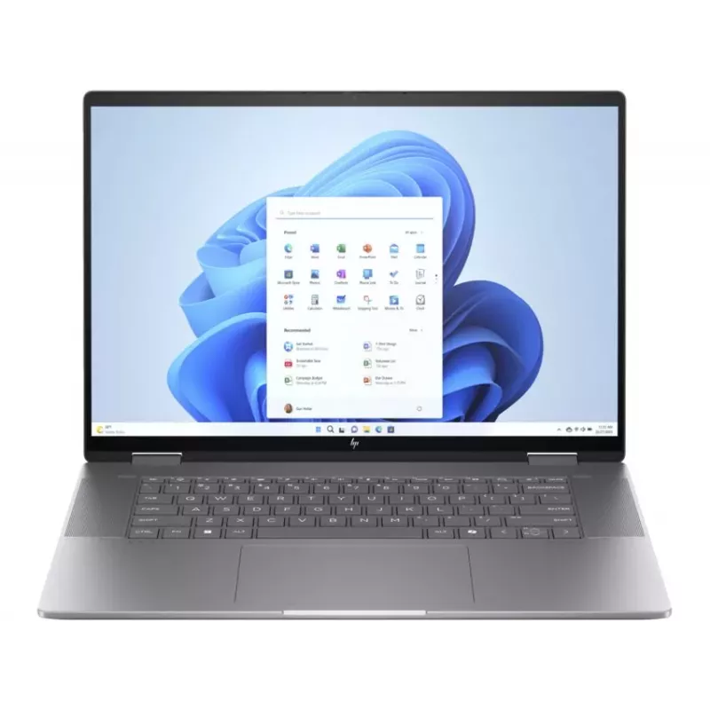 HP Envy x360 16-ad0000ns Laptop, 16 inch 2.8K OLED Touch, AMD Ryzen 7 7730U, 16GB RAM, 1TB SSD, Windows 11 Home, Silber (generalüberholt)