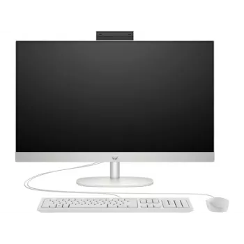 HP All-in-One 27-cr0154nh, Intel Core i7-1355U, 8GB RAM, 512GB SSD, 27 inch Full HD Touchscreen, Windows 11 Home, Weiß