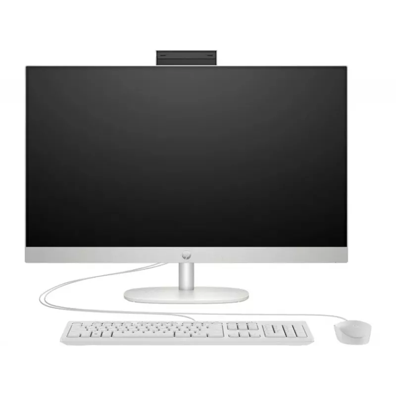 HP All-in-One 27-cr0154nh, Intel Core i7-1355U, 8GB RAM, 512GB SSD, 27 inch Full HD Touchscreen, Windows 11 Home, Weiß