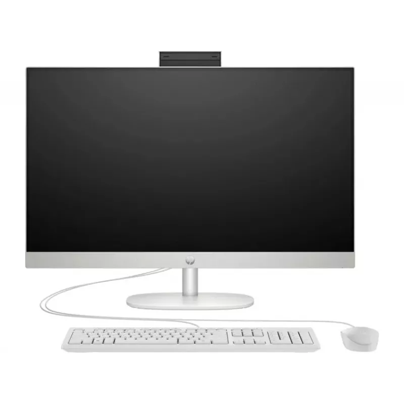 HP All-in-One 27-cr0154nh, Intel Core i7-1355U, 8GB RAM, 512GB SSD, 27 inch Full HD Touchscreen, Windows 11 Home, Weiß
