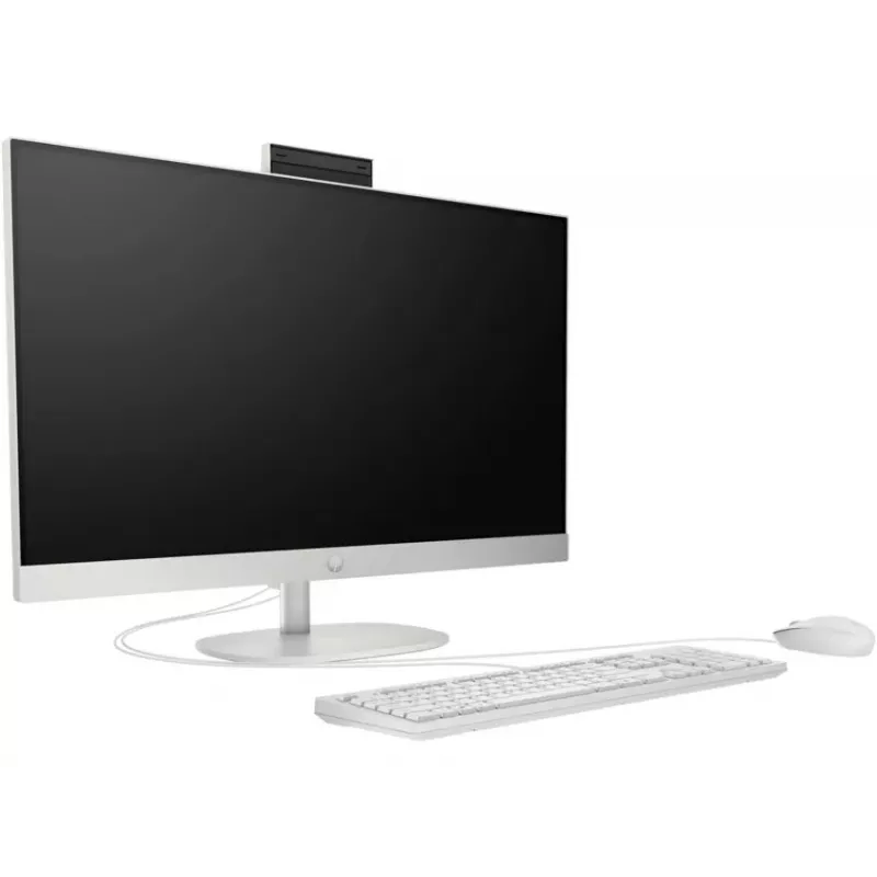 HP All-in-One 27-cr0154nh, Intel Core i7-1355U, 8GB RAM, 512GB SSD, 27 inch Full HD Touchscreen, Windows 11 Home, Weiß