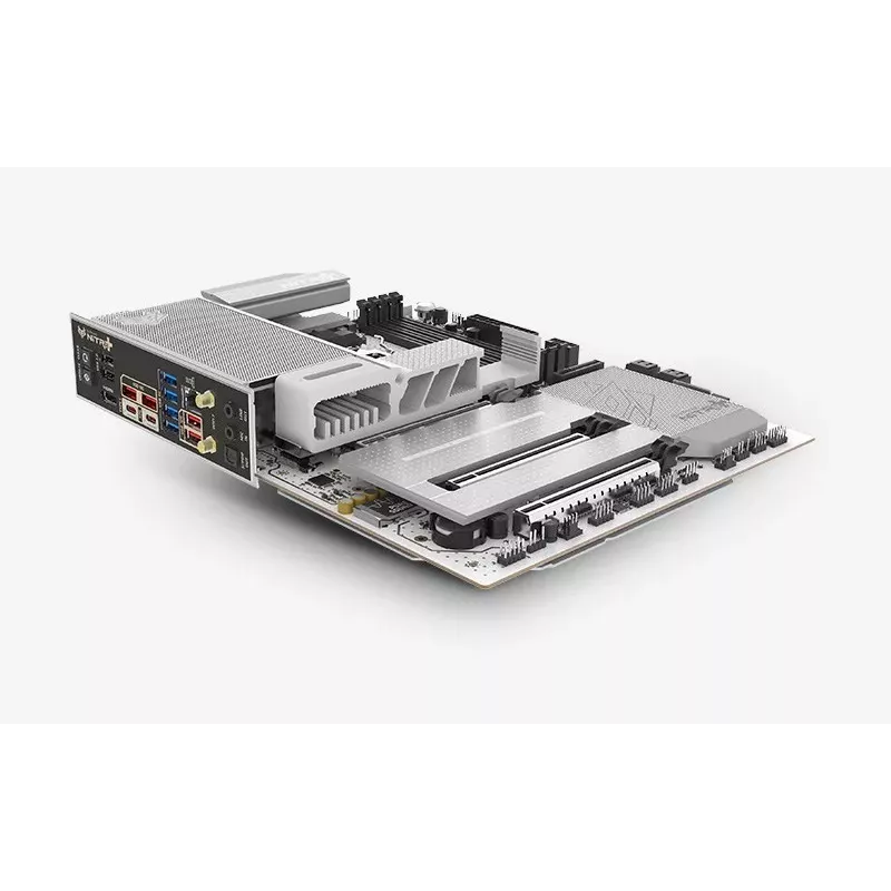 SAPPHIRE NITRO+ X870EA PHANTOMLINK P.E Mainboard, AMD X870E, Sockel AM5, DDR5, Wi-Fi 7, Weiß/Schwarz