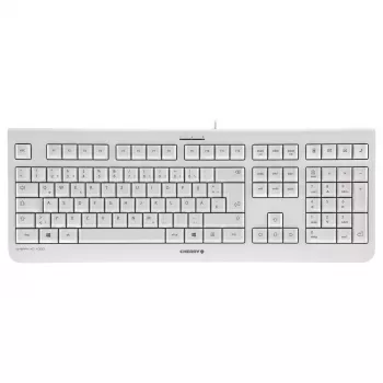 Cherry KC 1000 Tastatur - Pan Nordic - Hellgrau