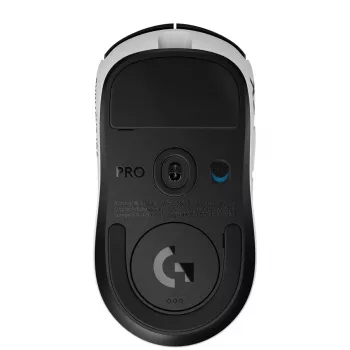 Logitech G PRO X2 SUPERSTRIKE Optical Wireless Gaming Mouse - Schwarz/Weiß