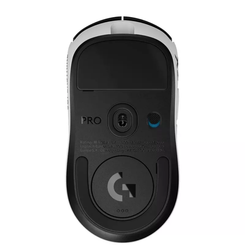 Logitech G PRO X2 SUPERSTRIKE Optical Wireless Gaming Mouse - Schwarz/Weiß