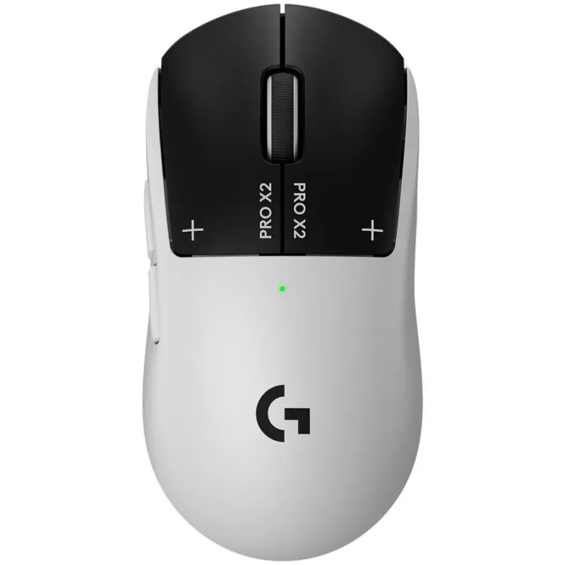 Logitech G PRO X2 SUPERSTRIKE Optical Wireless Gaming Mouse - Schwarz/Weiß