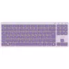 CANYON Tastatur OnType 10 Low Profile EN Kabelgebunden Violett