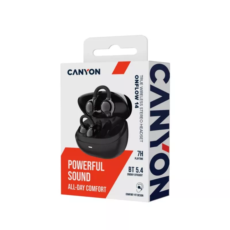 CANYON OWS Ear Clips Headset OnFlow 14 Schwarz