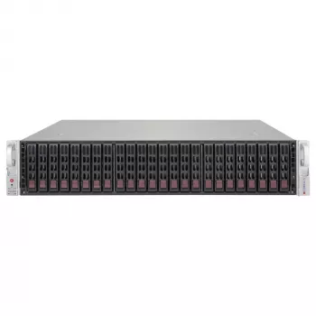 Supermicro SC216 BE1C-R609JBOD 2U 24x2,5 inch Hot-Swap SAS3 JBOD Gehäuse mit 2x600W redundanten Netzteilen