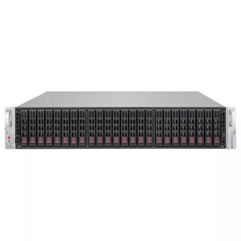 Supermicro SC216 BE1C-R609JBOD 2U 24x2,5 inch Hot-Swap SAS3 JBOD Gehäuse mit 2x600W redundanten Netzteilen