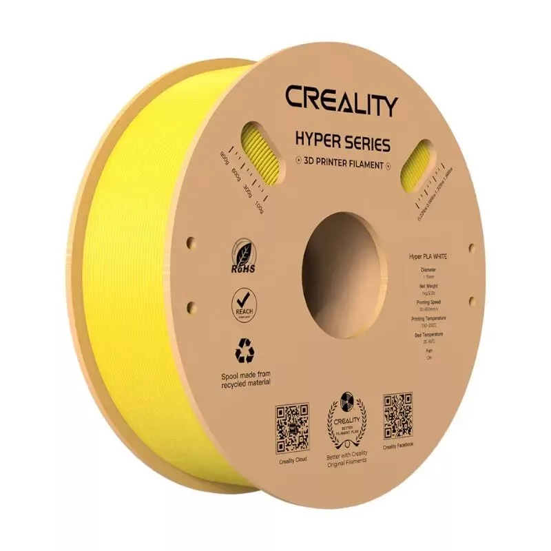Creality Hyper PLA Filament 1,75 mm 1 kg Gelb