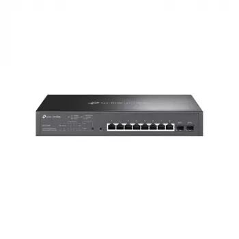 TP-LINK TL-SG2210MP Smart Managed Layer 2+ Switch, 8-Port Gigabit PoE+ mit 2 SFP-Steckplätzen, 150W PoE-Budget, Rackmontage