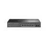 TP-LINK TL-SG2210MP Smart Managed Layer 2+ Switch, 8-Port Gigabit PoE+ mit 2 SFP-Steckplätzen, 150W PoE-Budget, Rackmontage