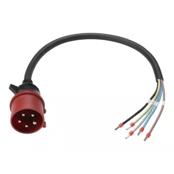 Anker SOLIX EV-Ladekabel Typ 2 auf IEC 60309 3P+N+E 5m Schwarz