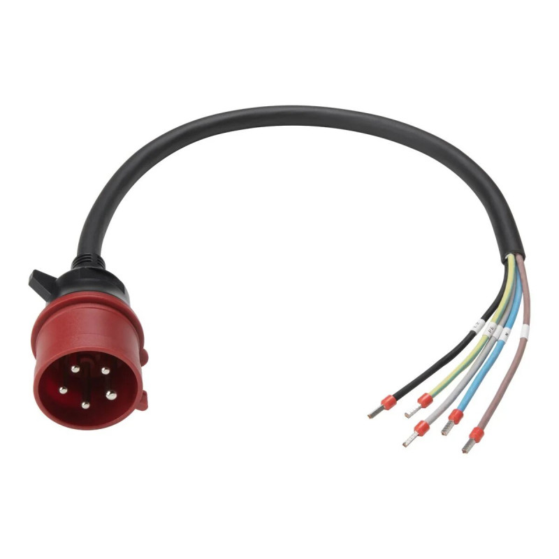 Anker SOLIX EV-Ladekabel Typ 2 auf IEC 60309 3P+N+E 5m Schwarz