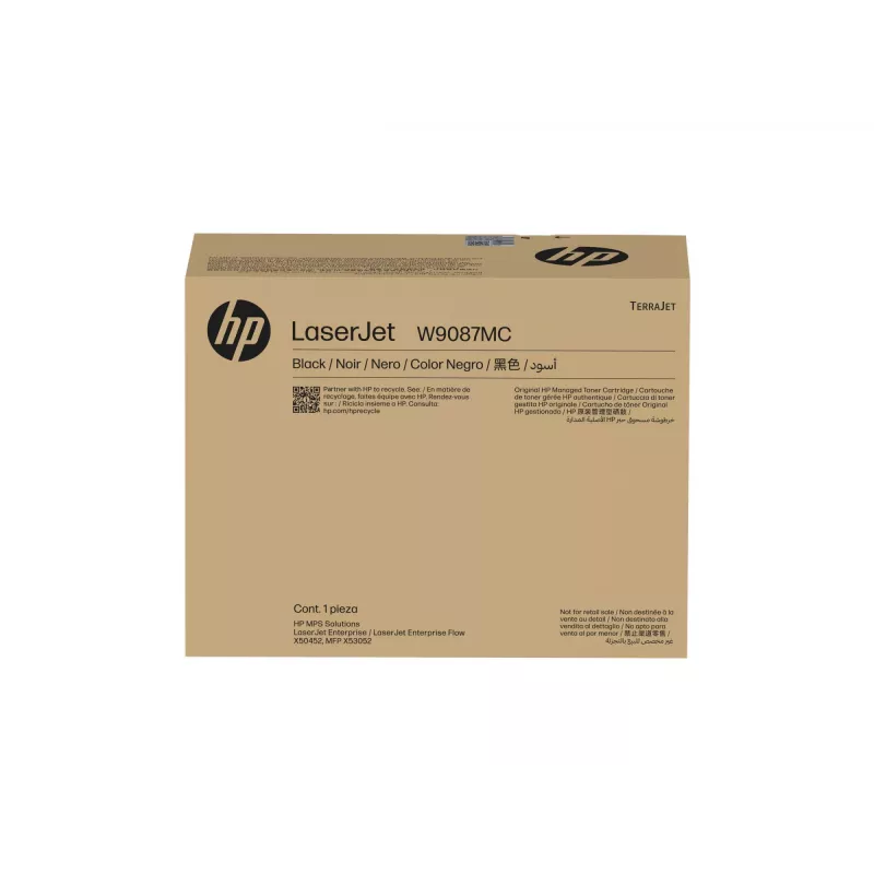 HP W9087MC Black Managed LaserJet Toner Cartridge (50.000 Seiten)