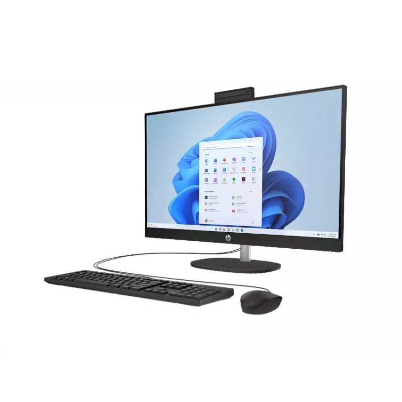 HP All-in-One 27-cr0912nc Desktop-PC, Intel Core i5-1334U, 16 GB RAM, 512 GB SSD, 27 inch Full-HD-IPS-Display, Windows 11 Home, Weiß (generalüberholt)