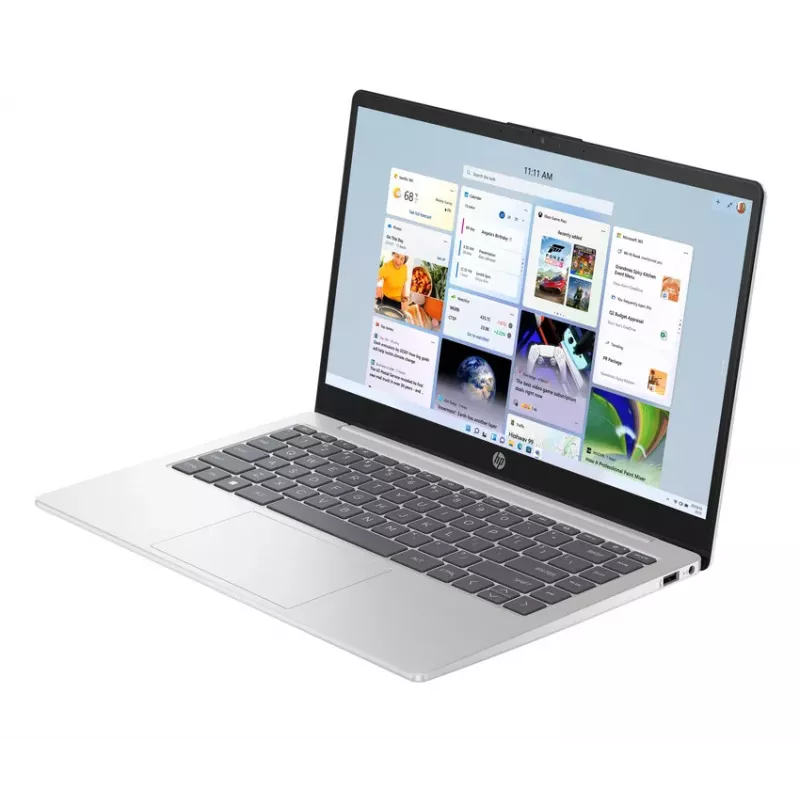 HP Laptop 14-em0021ne, AMD Ryzen 5 7520U, 8GB RAM, 256GB SSD, 14,0 inch FHD, Natural Silver, Windows 11 Home (generalüberholt)