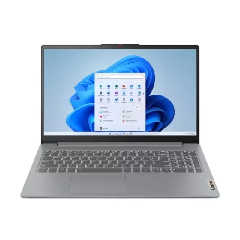 Lenovo IdeaPad Slim 3 15IAN8 15.6 inch FHD Intel N100 4GB 128GB UFS Windows 11 Home im S-Modus, Arctic Grey