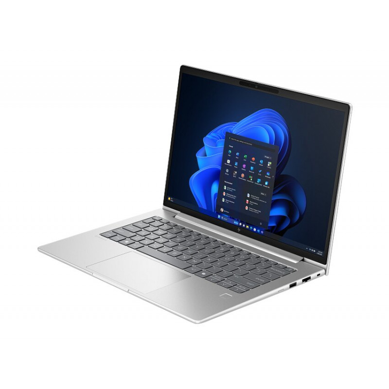 HP EliteBook 6 G1iR 14 Laptop - Intel Core Ultra 5 120U, 16GB RAM, 512GB SSD, 14,0 inch WUXGA, Pike Silver, Windows 11 Pro