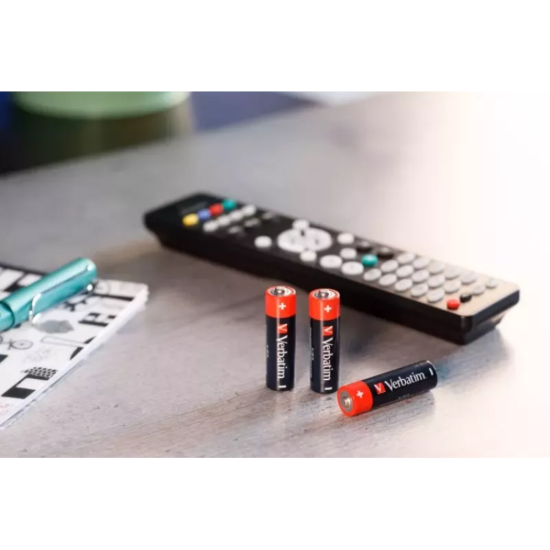 Verbatim 49501 Alkaline Batteries AA LR6 (4 Stk./Pack)