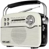 SVEN SRP-500 Tragbarer Bluetooth-Lautsprecher, Weiß (3W, FM/AM/SW-Radio, USB, microSD, AUX, Akku)