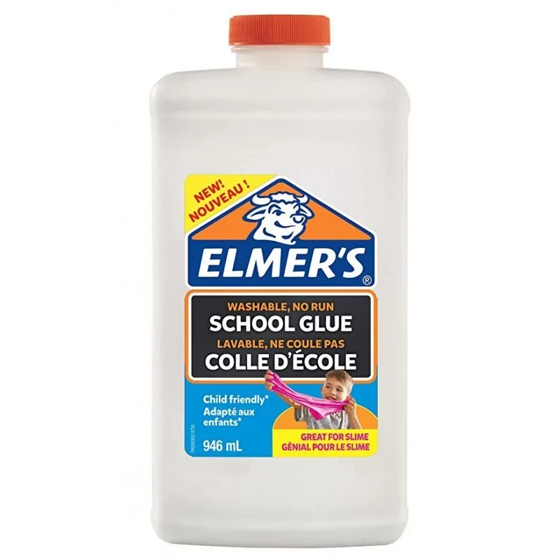 Elmer's 2079104 Flüssigkleber - 946 ml (32 fl oz) - Auswaschbarer PVA-Kleber, trocknet klar - Quetschflasche