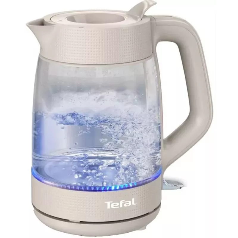 Tefal Morning Glass Kettle KO2G0BE0 1.7L 2200W Transparent/Schwarz
