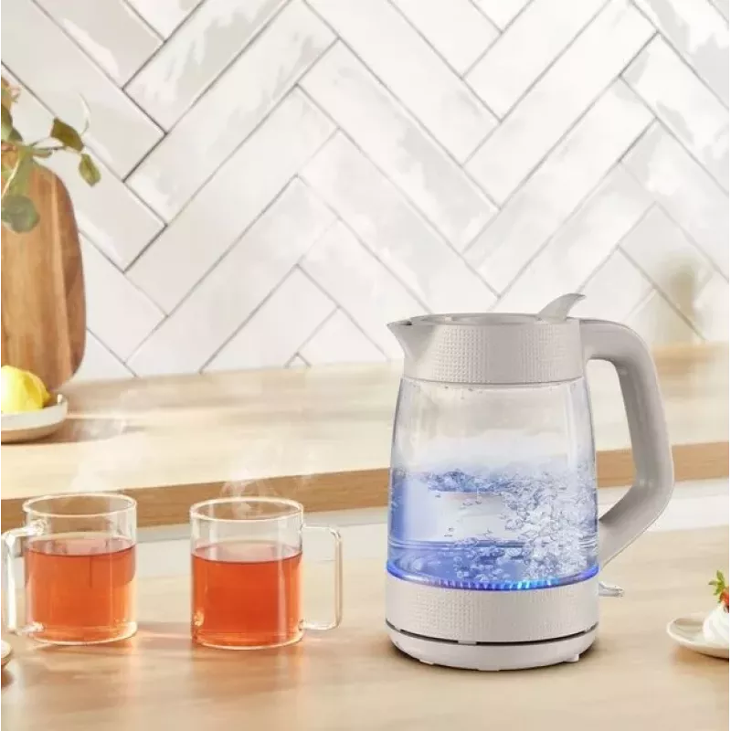 Tefal Morning Glass Kettle KO2G0BE0 1.7L 2200W Transparent/Schwarz