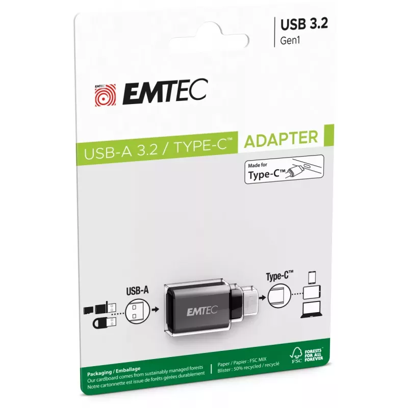 Emtec Adapter USB 3.1 auf USB-C