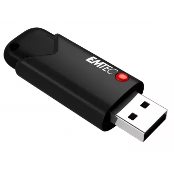 Emtec USB 3.2 Click Secure B120 256GB USB-Stick Schwarz