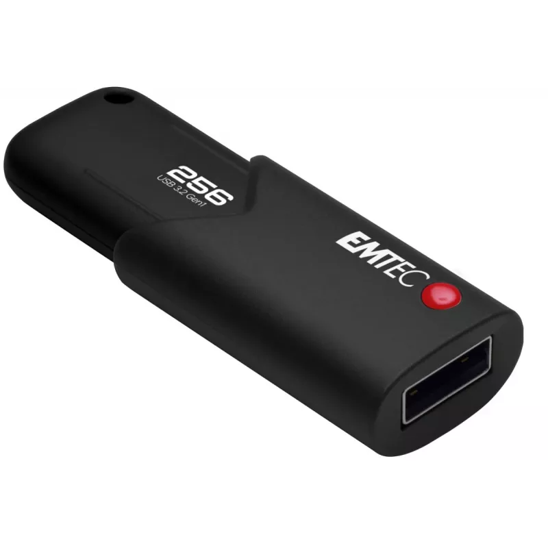 Emtec USB 3.2 Click Secure B120 256GB USB-Stick Schwarz