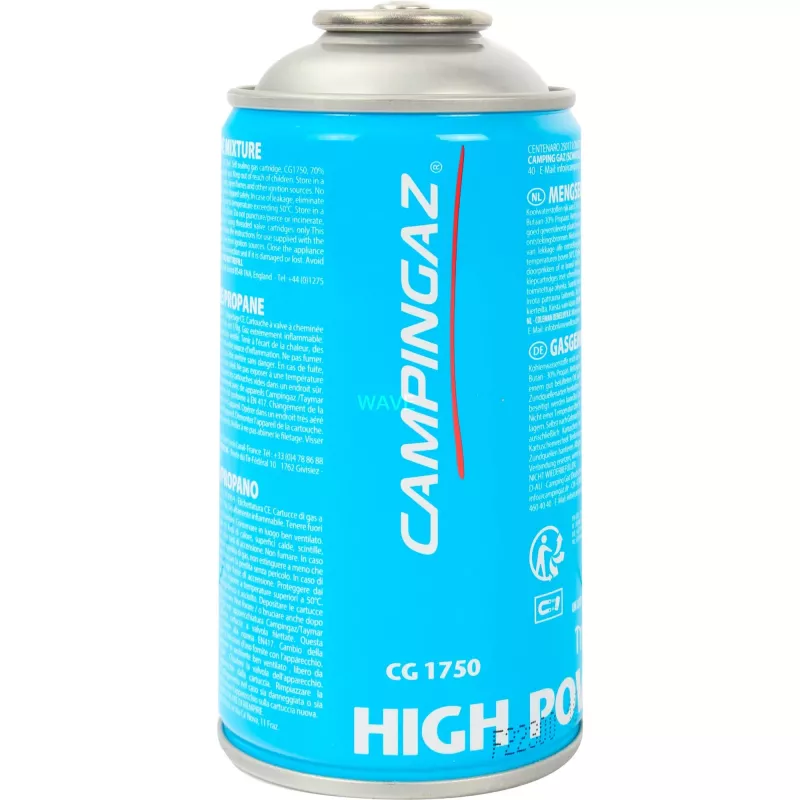 CAMPINGAZ Ventil Gaskartusche CG1750 - 450g Butan/Propan Gemisch für Easy Clic PLUS Geräte