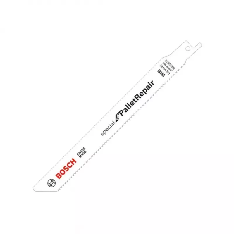BOSCH S 725 VFR Reciprocating Saw Blade für Palettenreparatur, Bi-Metall, 190 mm, 100er-Pack
