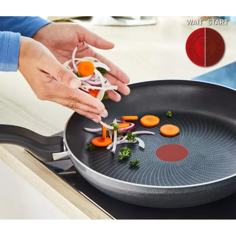Tefal So Light Bratpfanne 22 cm Induktion Titan Antihaft Schwarz