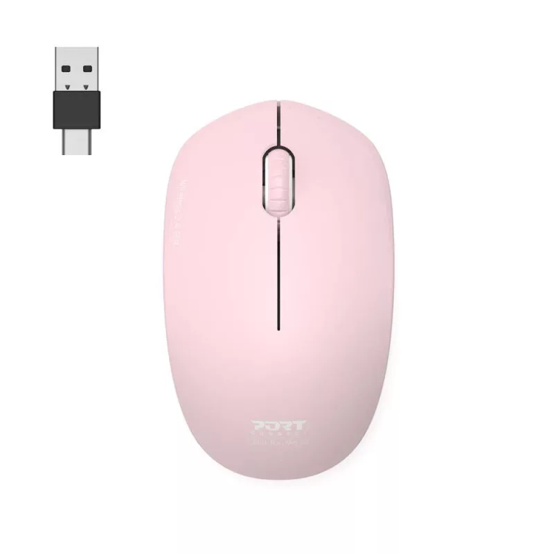 PORT CONNECT Mouse Collection II Wireless 2,4 GHz Pink