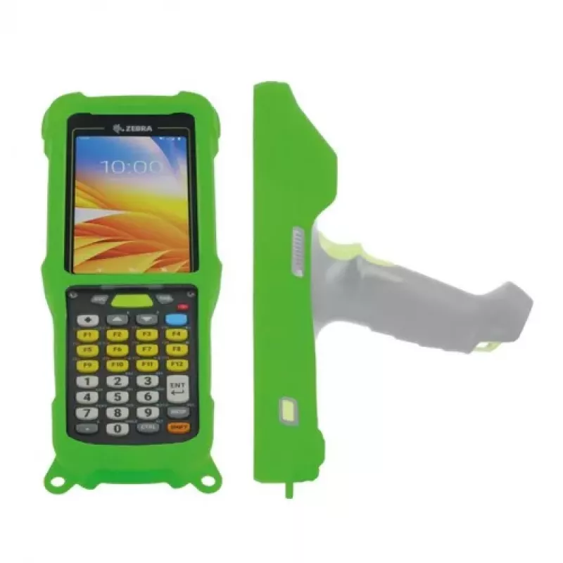 Mobilis Silikon-Rugged-Case für Zebra MC9400 MC9450, Sicherheitsgrün 802C